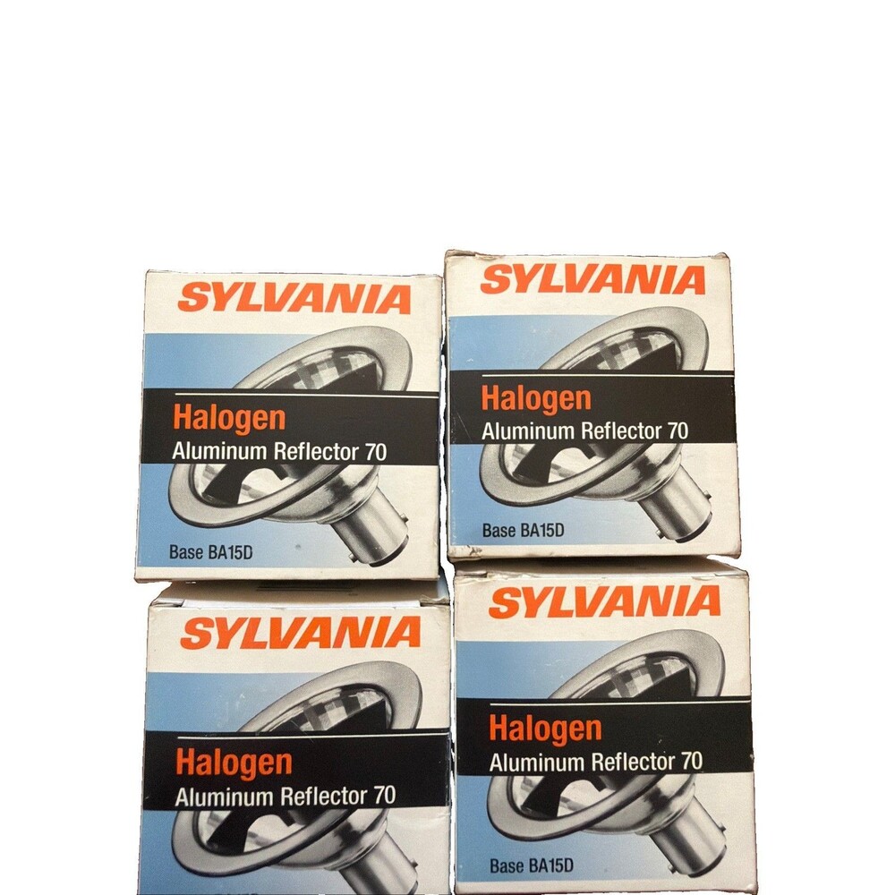 4SYLVANIA ALUMINUM REFLECTOR 70 BASE BA15D 50W 12V 50AR70/25/FL 59016 Light Bulb